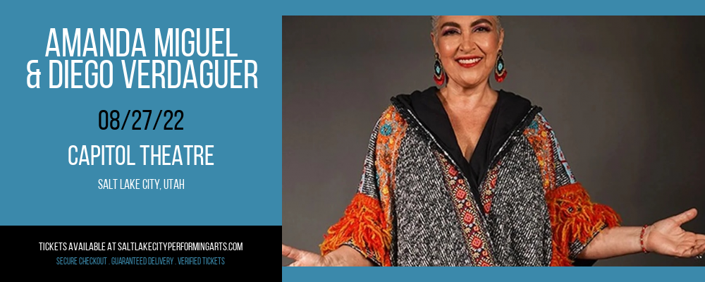 Amanda Miguel & Diego Verdaguer at Capitol Theatre tickets Amanda Miguel & Diego Verdaguer at Capitol Theatre