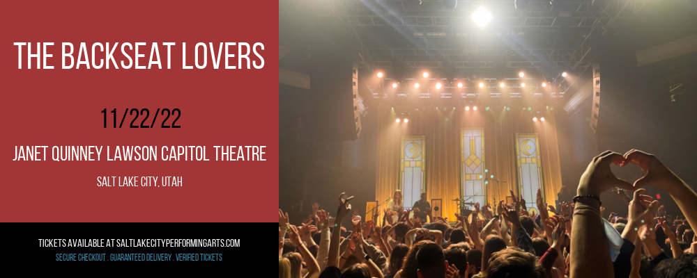 The Backseat Lovers at Capitol Theatre tickets The Backseat Lovers at Capitol Theatre