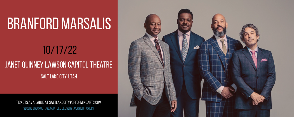 Branford Marsalis at Capitol Theatre tickets Branford Marsalis at Capitol Theatre