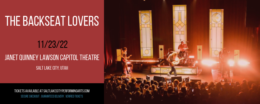 The Backseat Lovers at Capitol Theatre tickets The Backseat Lovers at Capitol Theatre