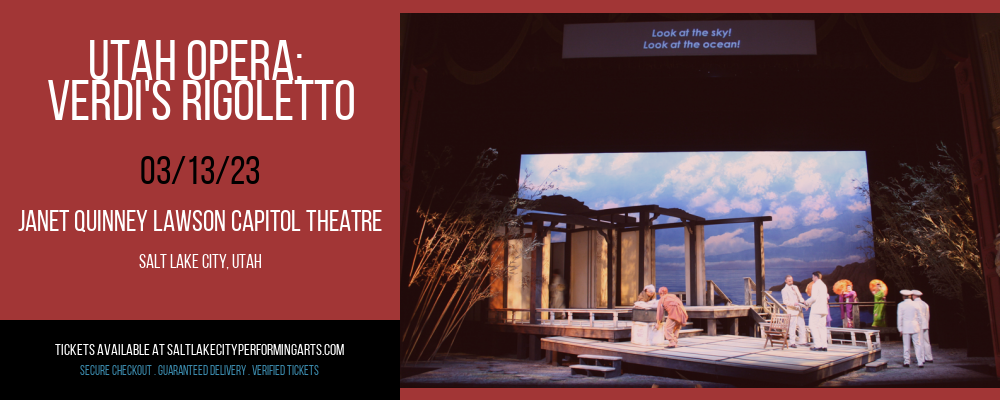 Utah Opera: Verdi's Rigoletto at Capitol Theatre