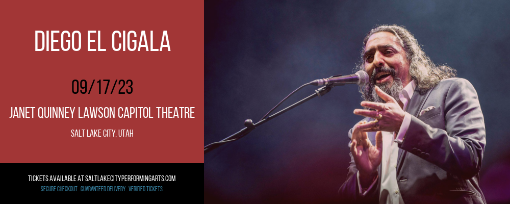 Diego El Cigala at Janet Quinney Lawson Capitol Theatre