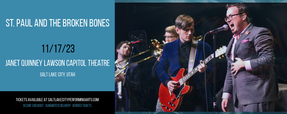 St. Paul and The Broken Bones at Janet Quinney Lawson Capitol Theatre